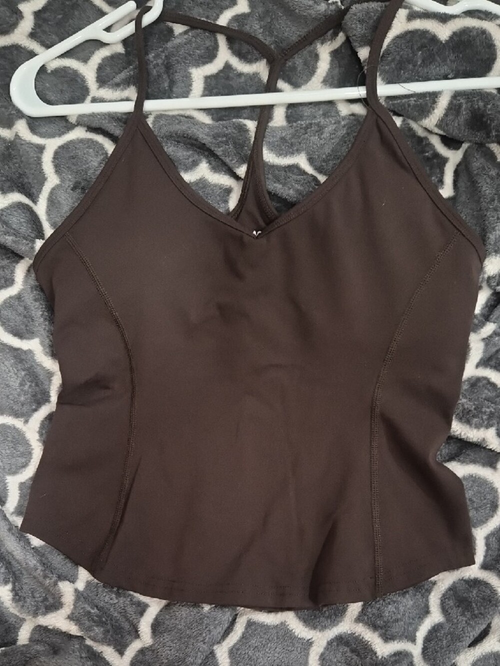 Garage Deep-Brown Racerback Camisole - Picture 5 of 5